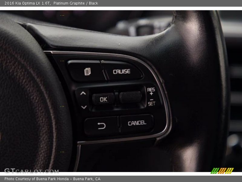 Platinum Graphite / Black 2016 Kia Optima LX 1.6T