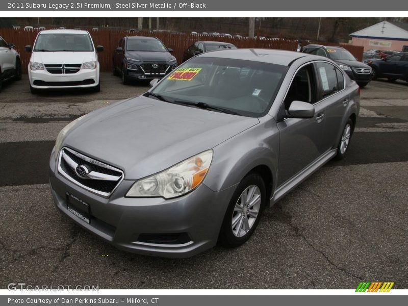Steel Silver Metallic / Off-Black 2011 Subaru Legacy 2.5i Premium
