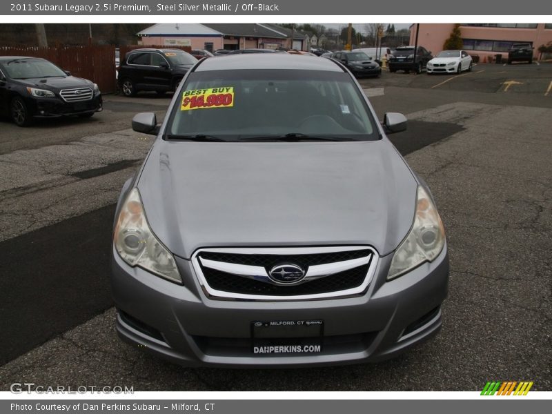 Steel Silver Metallic / Off-Black 2011 Subaru Legacy 2.5i Premium