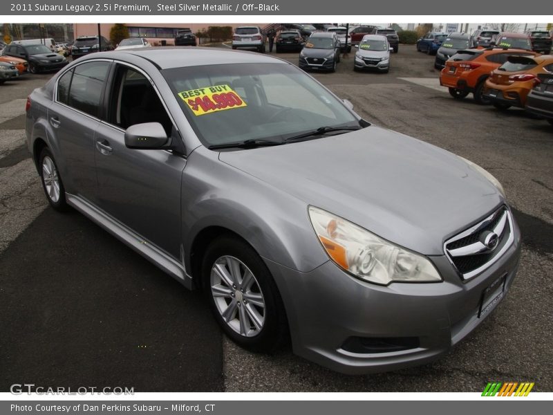Steel Silver Metallic / Off-Black 2011 Subaru Legacy 2.5i Premium