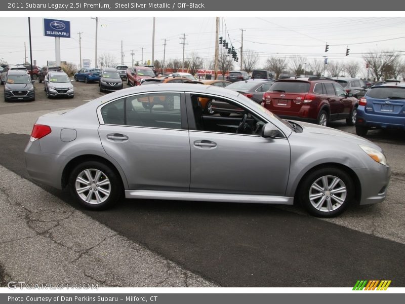 Steel Silver Metallic / Off-Black 2011 Subaru Legacy 2.5i Premium