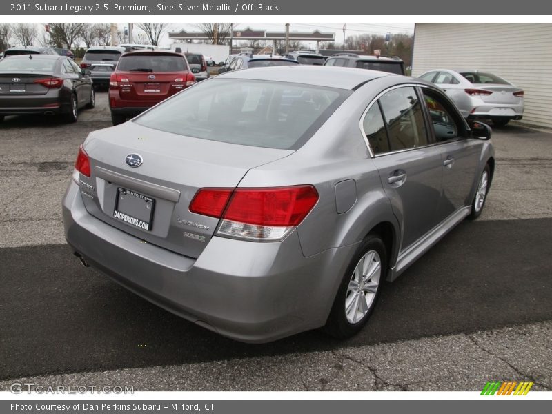 Steel Silver Metallic / Off-Black 2011 Subaru Legacy 2.5i Premium
