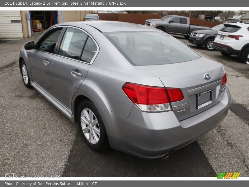 Steel Silver Metallic / Off-Black 2011 Subaru Legacy 2.5i Premium