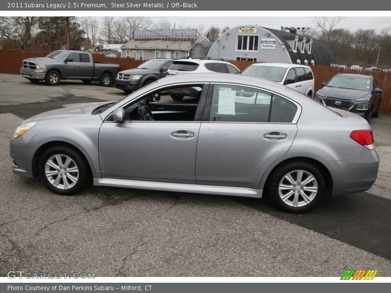 Steel Silver Metallic / Off-Black 2011 Subaru Legacy 2.5i Premium