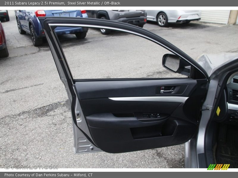 Steel Silver Metallic / Off-Black 2011 Subaru Legacy 2.5i Premium