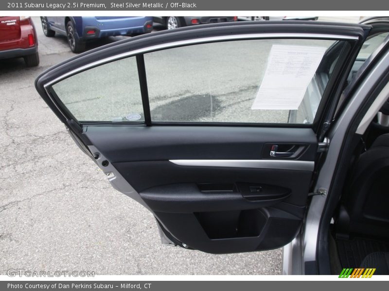 Steel Silver Metallic / Off-Black 2011 Subaru Legacy 2.5i Premium