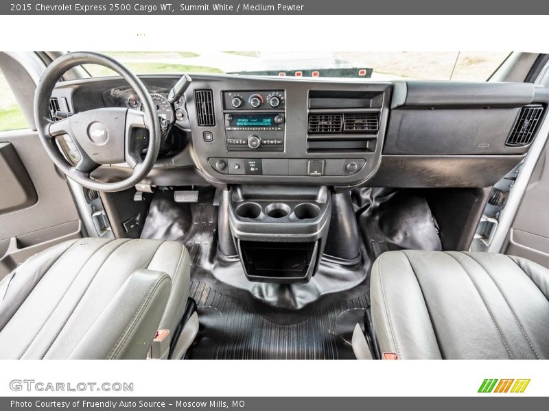 Summit White / Medium Pewter 2015 Chevrolet Express 2500 Cargo WT