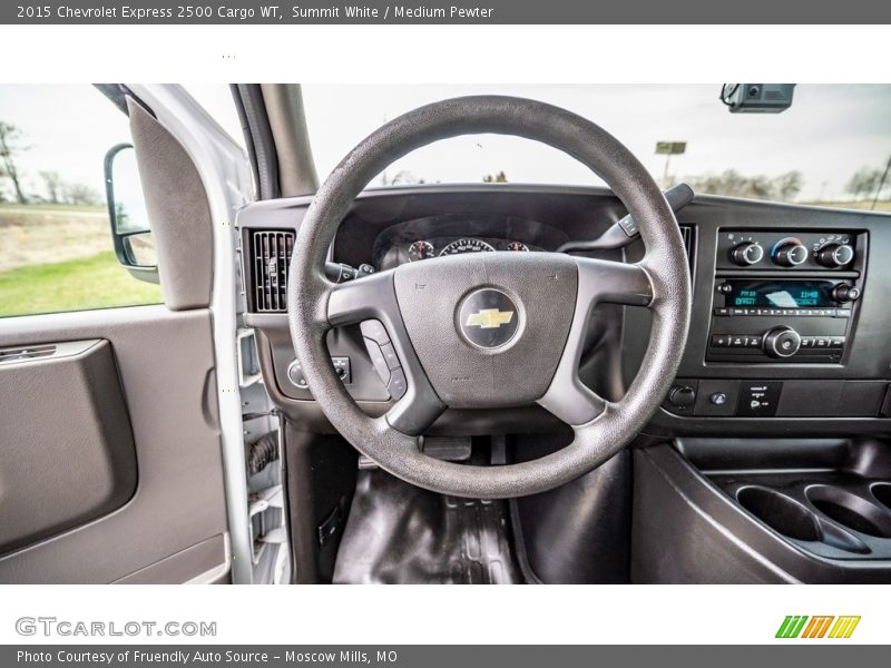 Summit White / Medium Pewter 2015 Chevrolet Express 2500 Cargo WT