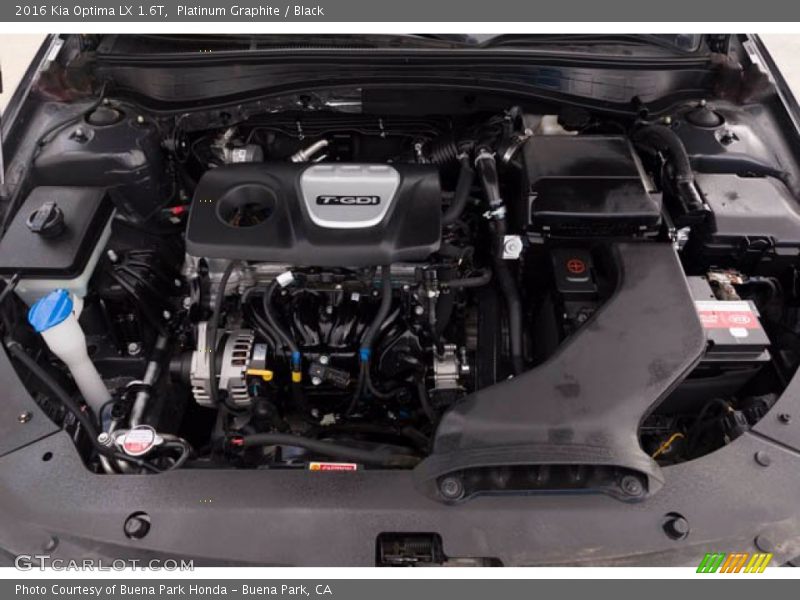  2016 Optima LX 1.6T Engine - 1.6 Liter GDI Turbocharged DOHC 16-Valve Dual-CVVT 4 Cylinder