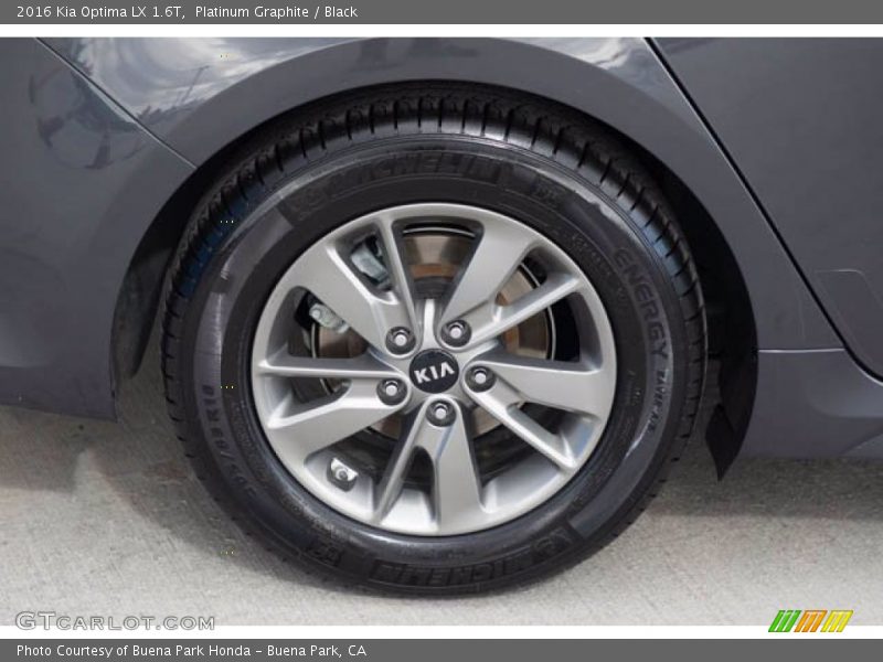 Platinum Graphite / Black 2016 Kia Optima LX 1.6T