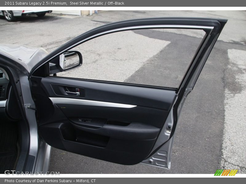 Steel Silver Metallic / Off-Black 2011 Subaru Legacy 2.5i Premium