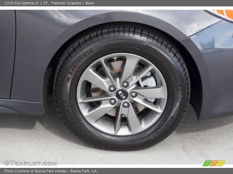 Platinum Graphite / Black 2016 Kia Optima LX 1.6T