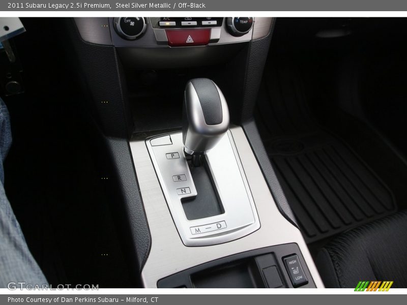 Steel Silver Metallic / Off-Black 2011 Subaru Legacy 2.5i Premium