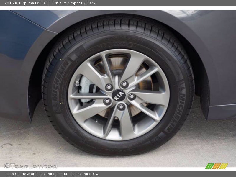 Platinum Graphite / Black 2016 Kia Optima LX 1.6T