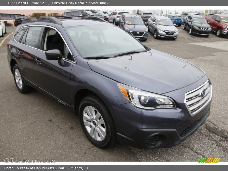 Carbide Gray Metallic / Slate Black 2017 Subaru Outback 2.5i