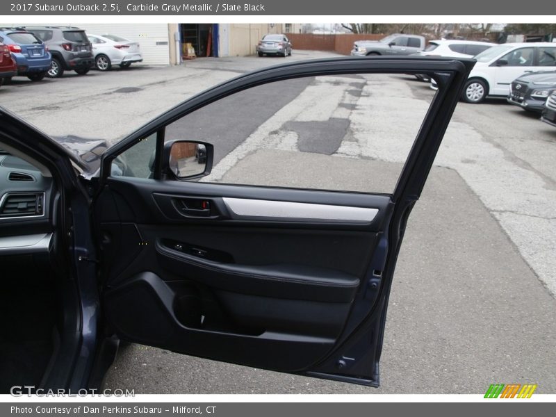 Carbide Gray Metallic / Slate Black 2017 Subaru Outback 2.5i