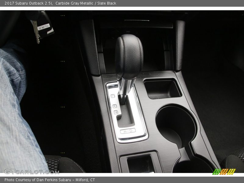 Carbide Gray Metallic / Slate Black 2017 Subaru Outback 2.5i