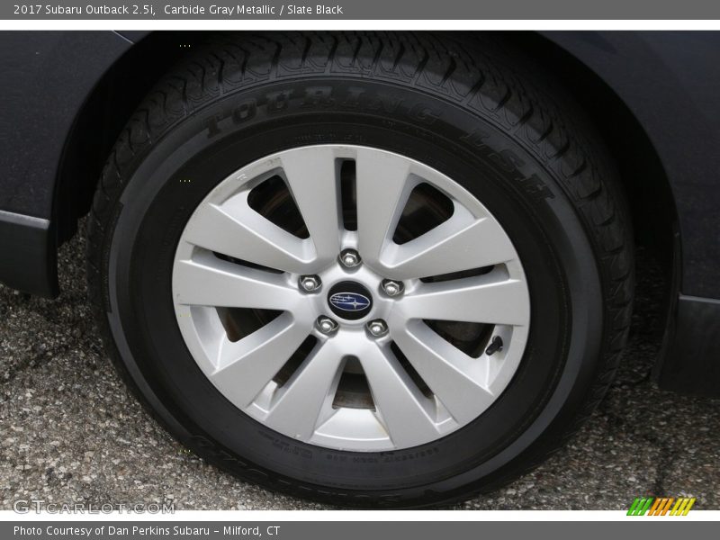 Carbide Gray Metallic / Slate Black 2017 Subaru Outback 2.5i