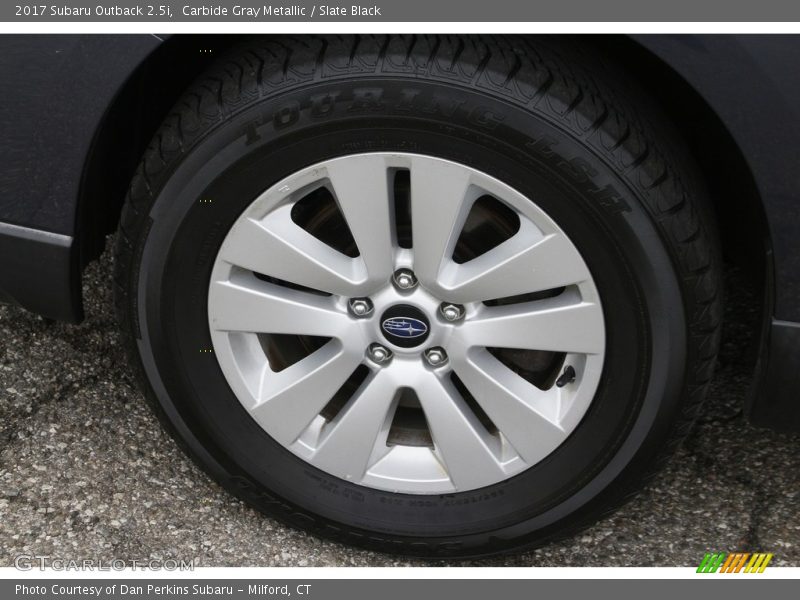 Carbide Gray Metallic / Slate Black 2017 Subaru Outback 2.5i