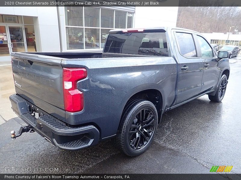 Shadow Gray Metallic / Jet Black 2020 Chevrolet Silverado 1500 Custom Crew Cab 4x4