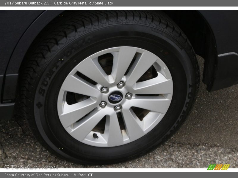 Carbide Gray Metallic / Slate Black 2017 Subaru Outback 2.5i
