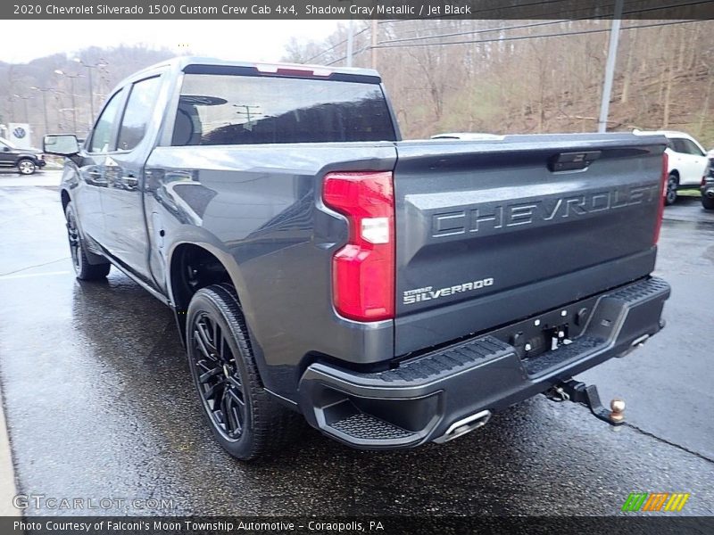 Shadow Gray Metallic / Jet Black 2020 Chevrolet Silverado 1500 Custom Crew Cab 4x4