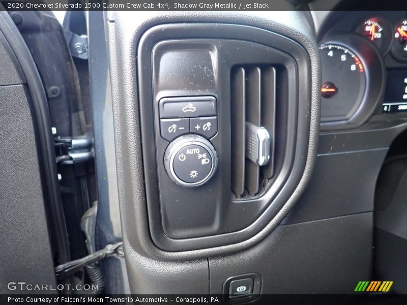 Shadow Gray Metallic / Jet Black 2020 Chevrolet Silverado 1500 Custom Crew Cab 4x4