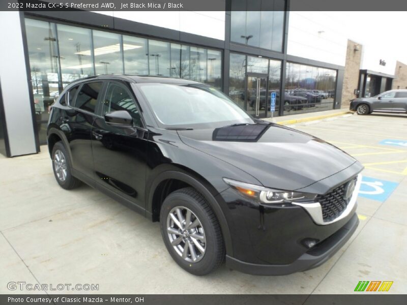 Jet Black Mica / Black 2022 Mazda CX-5 S Preferred AWD
