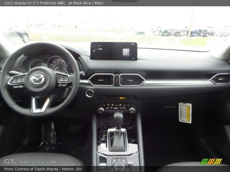 Jet Black Mica / Black 2022 Mazda CX-5 S Preferred AWD