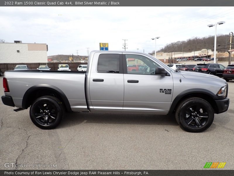 Billet Silver Metallic / Black 2022 Ram 1500 Classic Quad Cab 4x4