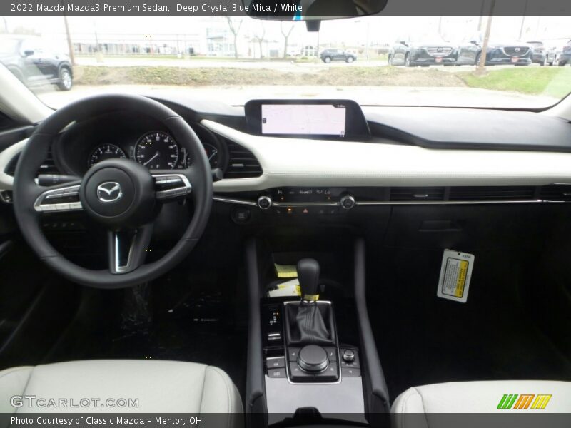 Dashboard of 2022 Mazda3 Premium Sedan