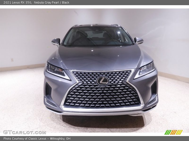 Nebula Gray Pearl / Black 2021 Lexus RX 350