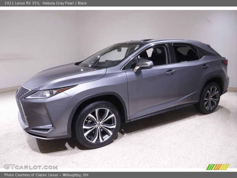 Nebula Gray Pearl / Black 2021 Lexus RX 350