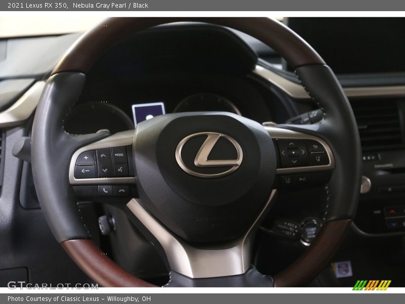 Nebula Gray Pearl / Black 2021 Lexus RX 350