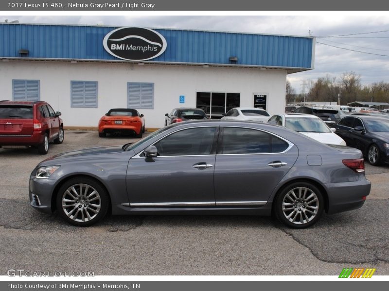 Nebula Gray Pearl / Light Gray 2017 Lexus LS 460