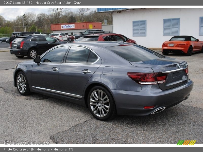 Nebula Gray Pearl / Light Gray 2017 Lexus LS 460