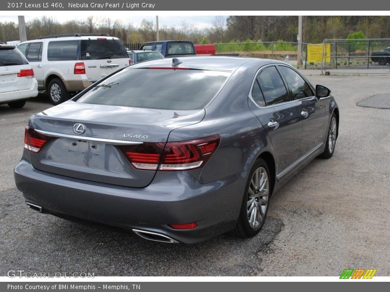 Nebula Gray Pearl / Light Gray 2017 Lexus LS 460