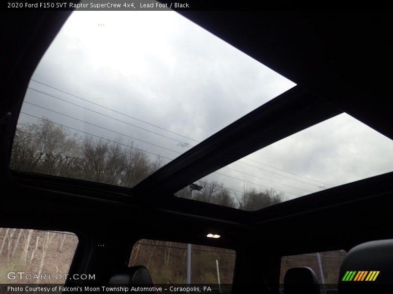 Sunroof of 2020 F150 SVT Raptor SuperCrew 4x4