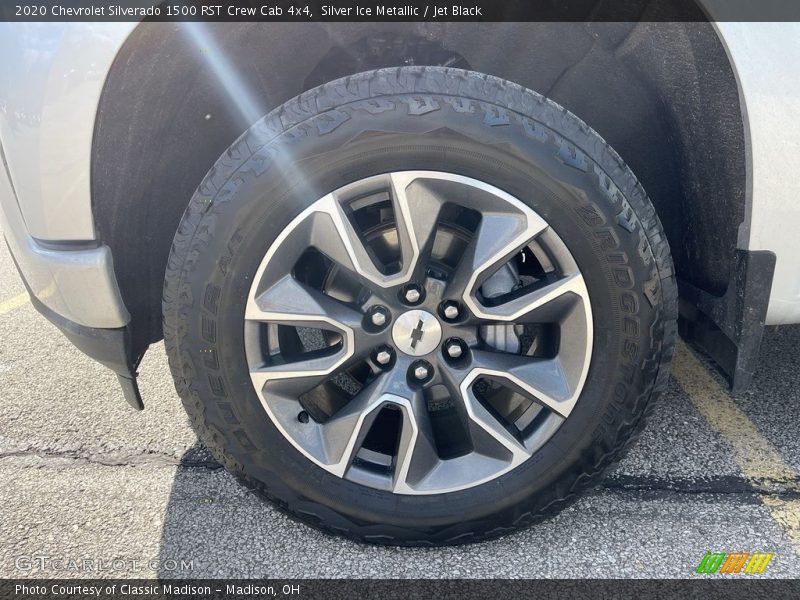 Silver Ice Metallic / Jet Black 2020 Chevrolet Silverado 1500 RST Crew Cab 4x4