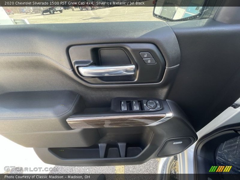 Silver Ice Metallic / Jet Black 2020 Chevrolet Silverado 1500 RST Crew Cab 4x4