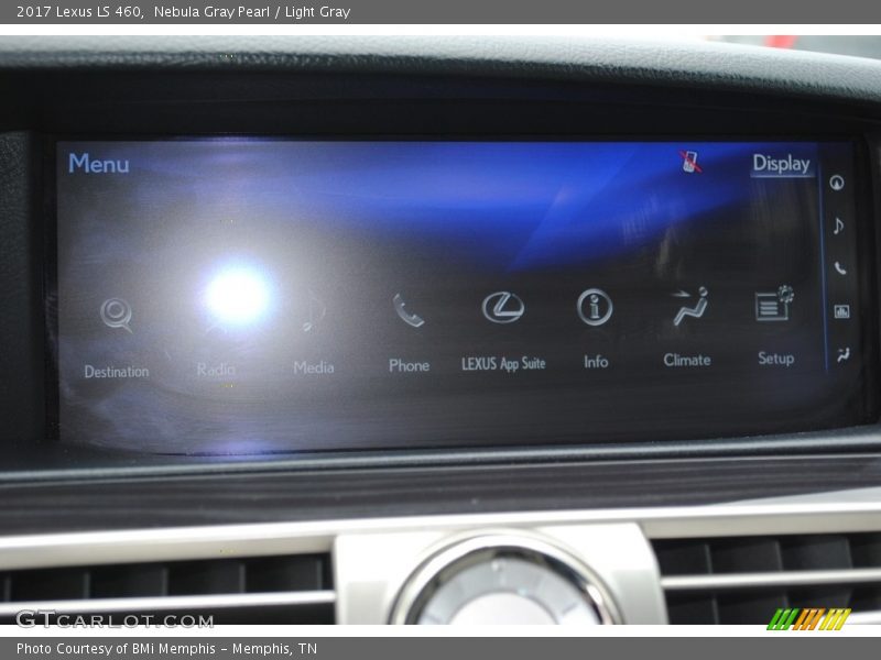 Nebula Gray Pearl / Light Gray 2017 Lexus LS 460