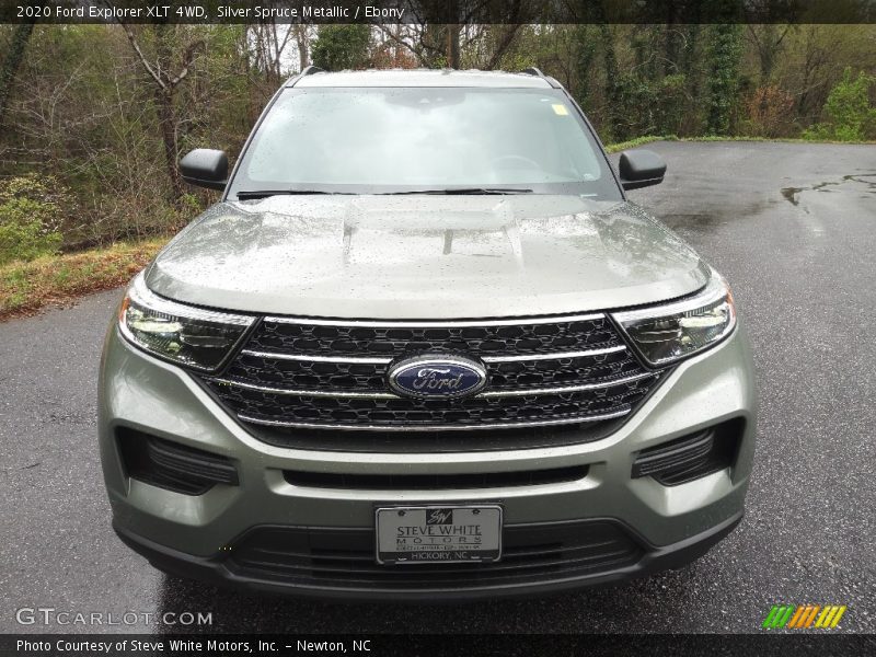 Silver Spruce Metallic / Ebony 2020 Ford Explorer XLT 4WD