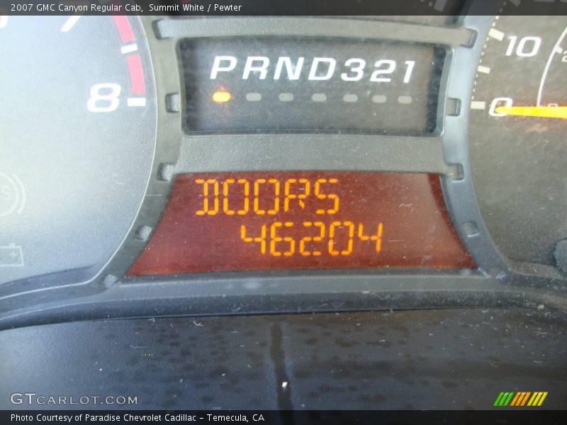 Summit White / Pewter 2007 GMC Canyon Regular Cab