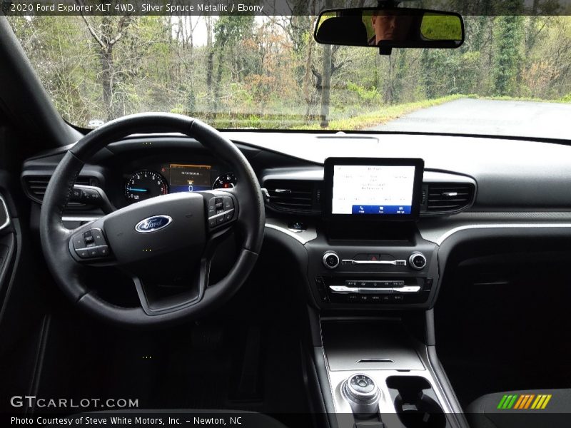 Silver Spruce Metallic / Ebony 2020 Ford Explorer XLT 4WD