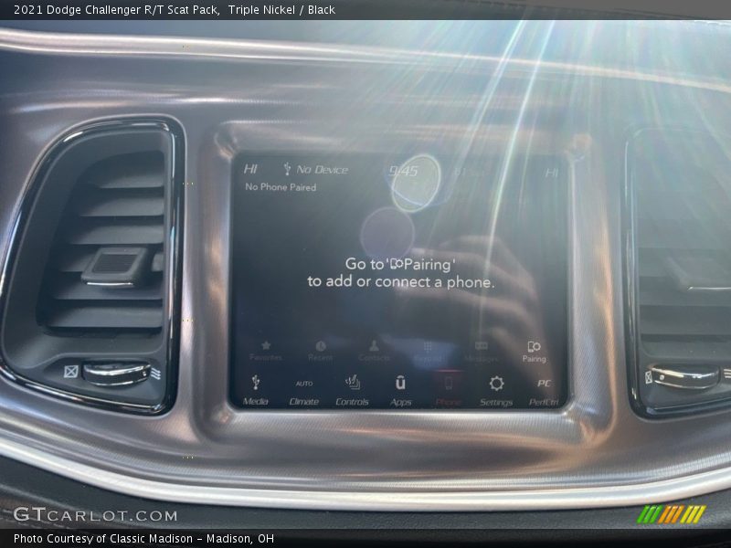 Triple Nickel / Black 2021 Dodge Challenger R/T Scat Pack