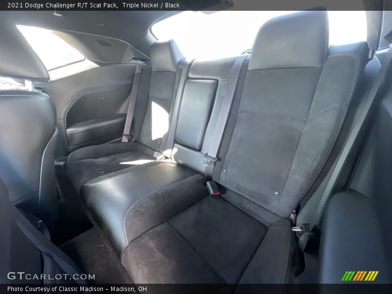 Rear Seat of 2021 Challenger R/T Scat Pack