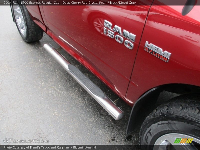 Deep Cherry Red Crystal Pearl / Black/Diesel Gray 2014 Ram 1500 Express Regular Cab