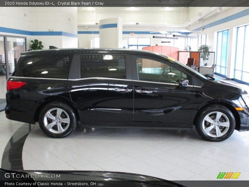 Crystal Black Pearl / Gray 2020 Honda Odyssey EX-L