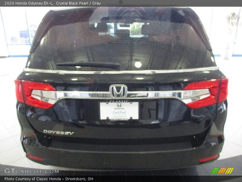 Crystal Black Pearl / Gray 2020 Honda Odyssey EX-L