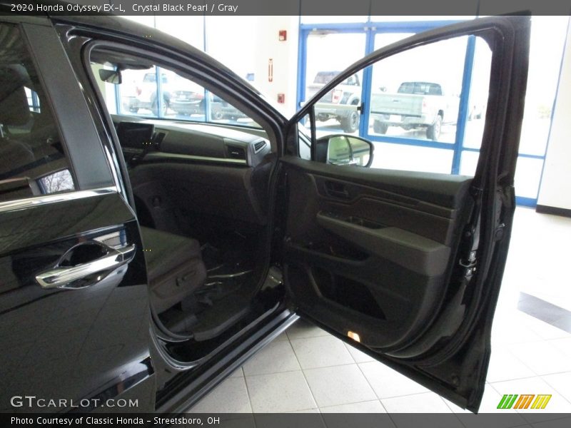 Crystal Black Pearl / Gray 2020 Honda Odyssey EX-L